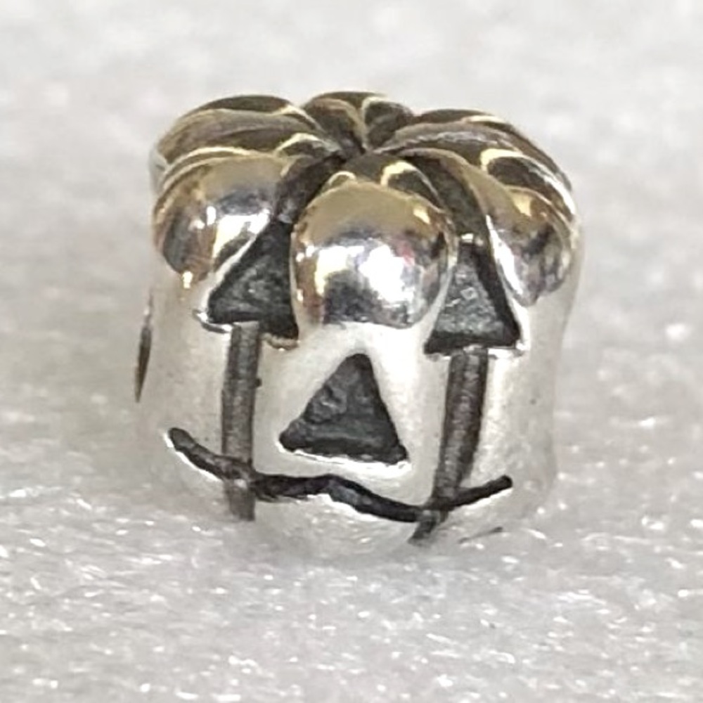 Authentic Pandora Jack O Lantern Halloween Pumpkin Charm